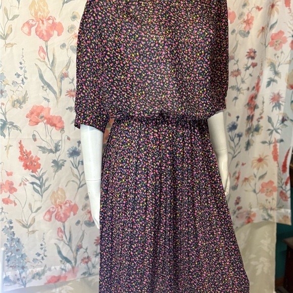 Vintage Breli Originals Floral Midi Dress - Picture 3 of 13